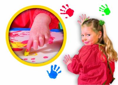 SES Vingerverf, 4 kleuren x150ml SES Vingerverf, 4 kleuren x150ml