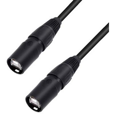 Adam Hall 5 Star CAT6 0300 Cat6A netwerkkabel met etherCON & Draka-kabel 3m