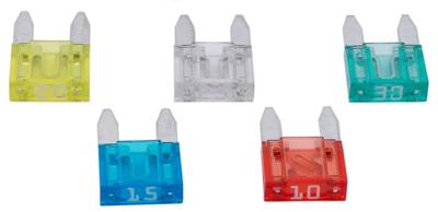Dresselhaus assortiment zekeringen "sb-mix 8 - 9 flat plug-in fuse sb-mix mini/10-30a/5st. blister