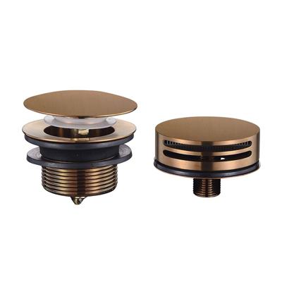 Badafvoer Met Overloop En Vulfunctie Afbouw BWS Karsten Geborsteld Brons Koper Boss & Wessing