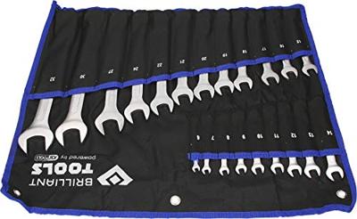 Brilliant Tools BT011021 Ring-steeksleutelset 21-delig Sleutelbreedte (metrisch) 8 - 53 mm