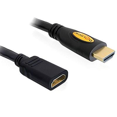 Delock 83082 Verlengkabel High Speed HDMI met Ethernet - HDMI A male > HDMI A female 5 m