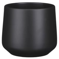 Amber pot rond donkergrijs mat h15,5xd17 cm Mica Decorations - Mica decorations - thumbnail