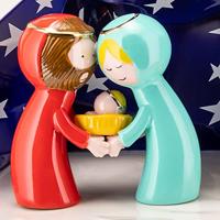 Alessi Happy Eternity Baby Kerststal porselein 27 cm - thumbnail