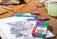 Fineliner stabilo sensor 10198 f zwart | 10 stuks - thumbnail