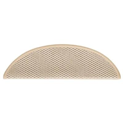 Trapmatten zelfklevend 15 st sisal-look 56x17x3 cm berber - thumbnail