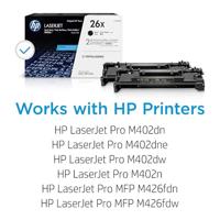 HP toner 26X, 9 000 pagina&apos;s, OEM CF226XD, zwart, duopack - thumbnail
