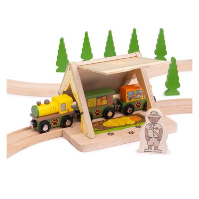 Bigjigs houten rails safaritent