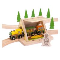 Bigjigs houten rails safaritent - thumbnail