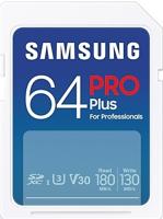 Samsung Pro Plus SD Card 64GB SD-Kaart Wit - thumbnail