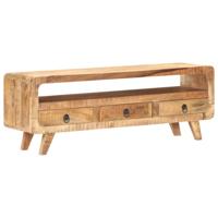 VidaXL Tv-meubel 117x30x41 cm massief ruw mangohout - thumbnail