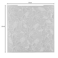 Nellie's Choice • 3d embossing folder achtergrond kerstster 15x15cm - thumbnail