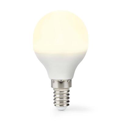 Nedis LBE14G452 Led-lamp E14 G45 4.9 W 470 Lm 2700 K Warm Wit Frosted 1 Stuks Nedis LBE14G452 Led-lamp E14 G45 4.9 W 470 Lm 2700 K Warm Wit Frosted 1 Stuks