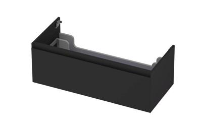 Onderkast INK 1 lade greeploos gelakt 45gr 100 cm x 45 cm x 35 cm Mat zwart 1240136