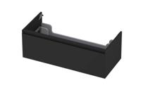 Onderkast INK 1 lade greeploos gelakt 45gr 100 cm x 45 cm x 35 cm Mat zwart 1240136 - thumbnail