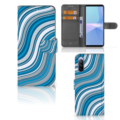 Sony Xperia 10 III | Telefoon Hoesje | Waves Blue