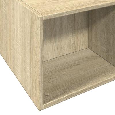 Bedframe bewerkt hout sonoma eikenkleurig 90x190 cm - thumbnail
