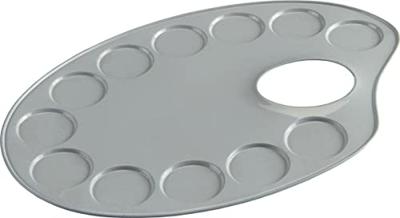 Talens palet metaal ovaal 12,6x18,5cm