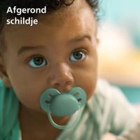 Philips Avent Fopspeen Soft Cognac Green +0m - thumbnail