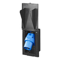 Pro Plus CEE wandinvoerdoos rechthoekig - thumbnail