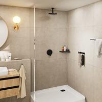 Plafond Aansluiting HansGrohe Vernis Blend 100MM Mat Zwart - thumbnail