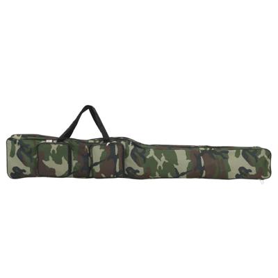 VidaXL Hengeltas 150 cm camouflage oxford stof groen VidaXL Hengeltas 150 cm camouflage oxford stof groen