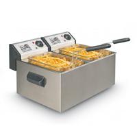 Fritel SF3855 Profi Friteuse 2x5L 6400W RVS/Zwart - thumbnail