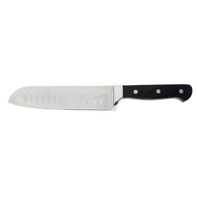 Santoku-mes Quid Professional Inox Chef Black Zwart Metaal (Pack 6x)