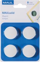 MAUL magneet Solid, 32 mm, trekkracht 800 gr, blister van 4, stuks, wit - thumbnail
