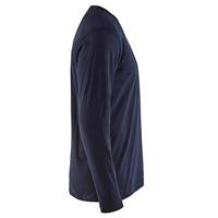 Blåkläder T-Shirt lange mouw 35001042 | Donker marineblauw | Maat 6XL - 7330509596579 - thumbnail