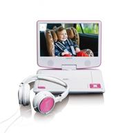 Lenco DVP-910 DVD-speler CD-speler, Met display Pink - thumbnail