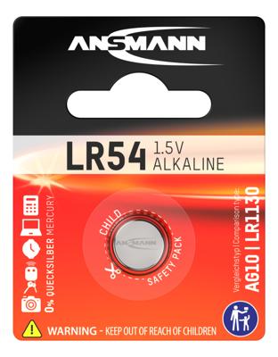 Ansmann alkaline knoopcel lr54 / lr1130 / ag10