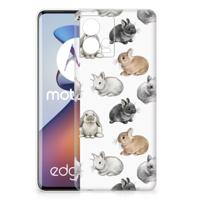 TPU Hoesje voor Motorola Edge 30 Fusion Konijntjes - thumbnail