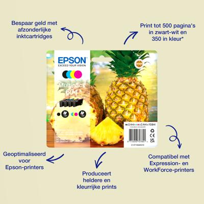 Epson Inktcartridge 604XL Origineel Zwart C13T10H14010