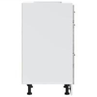 Keuken onderkast Porto bewerkt hout grijs sonoma eiken - thumbnail