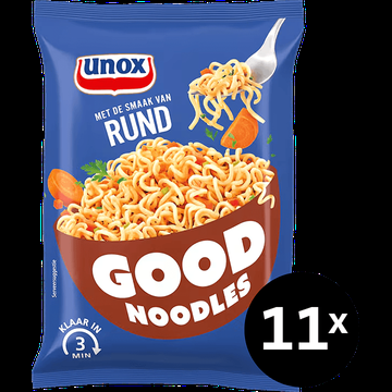 Unox Good Noodles Rund 11 x 63 g bij Jumbo