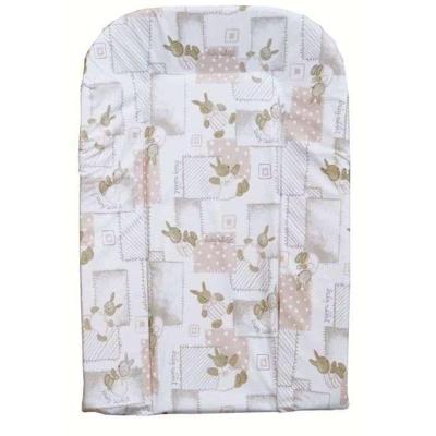 Verschoonmat - BAMBISOL - Schuimplaat - Beige konijnenprint