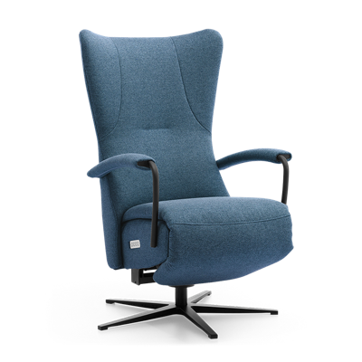 Sta-op Stoel C-101 Blauw Stof