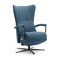 Sta-op Stoel C-101 Blauw Stof - thumbnail