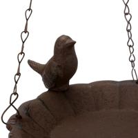 TRIXIE VOGELBAD HANGEND GIETIJZER BRUIN 16X16 CM 250 ML - thumbnail