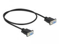 Delock Aansluitkabel Serieel [1x RS232-bus - 1x RS232-bus] 0.5 m Zwart - thumbnail