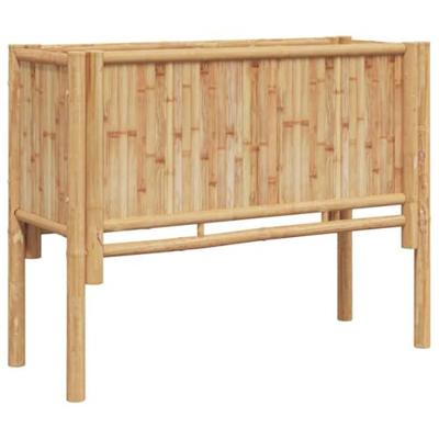 Verhoogde plantenbak Bruin 90 x 35 x 70 cm Bamboe