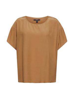 ESPRIT Women Collection top met ruches camel