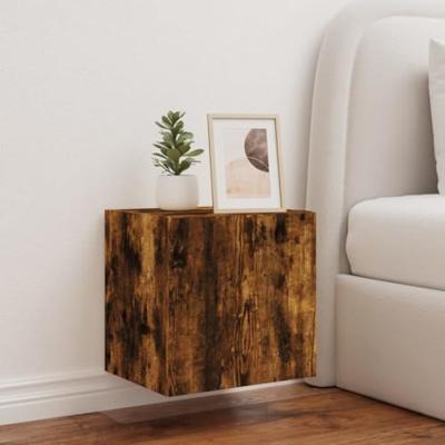 Tv-wandmeubel met LED-verlichting 40,5x35x40 cm gerookt eiken Tv-wandmeubel met LED-verlichting 40,5x35x40 cm gerookt eiken