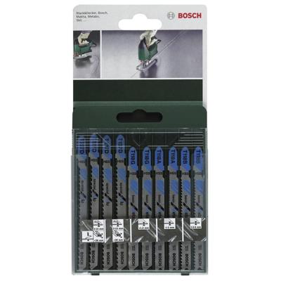 Bosch Accessoires 10-delige decoupeerzaagbladenset T-schacht - 2609256745