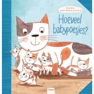 Hoeveel babypoesjes? - Guido van Genechten - Hardcover (9789044828221) Hoeveel babypoesjes? - Guido van Genechten - Hardcover (9789044828221)