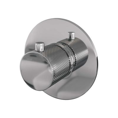 Brauer Chrome Carving - Losse inbouwthermostaat - In/afbouwdelen - Chroom