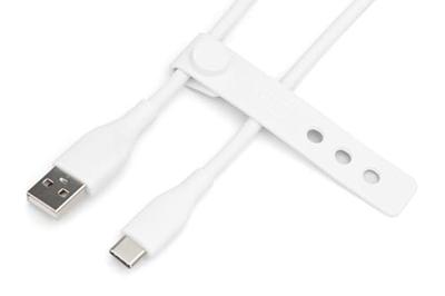 Digitus USB-kabel USB 2.0 USB-A stekker, USB-C stekker 1.00 m Wit Flexibel, Zeer flexibel, Met USB, Silicone, Uitstekende verouderingseigenschappen, Flexibele Digitus USB-kabel USB 2.0 USB-A stekker, USB-C stekker 1.00 m Wit Flexibel, Zeer flexibel, Met USB, Silicone, Uitstekende verouderingseigenschappen, Flexibele