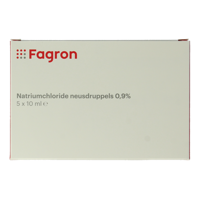 Fagron Natriumchloride neusdruppels 0.9% 10ml 5 Stuks - thumbnail