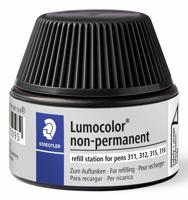Viltstiftvulling Staedtler Lumocolor non-permanent 15ml zwart - thumbnail
